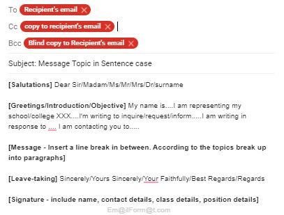 official email format for students